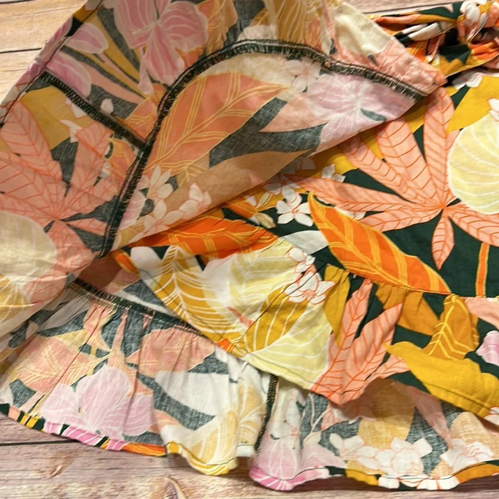 Aerie floral wrap around skirt - Picture 5 of 9